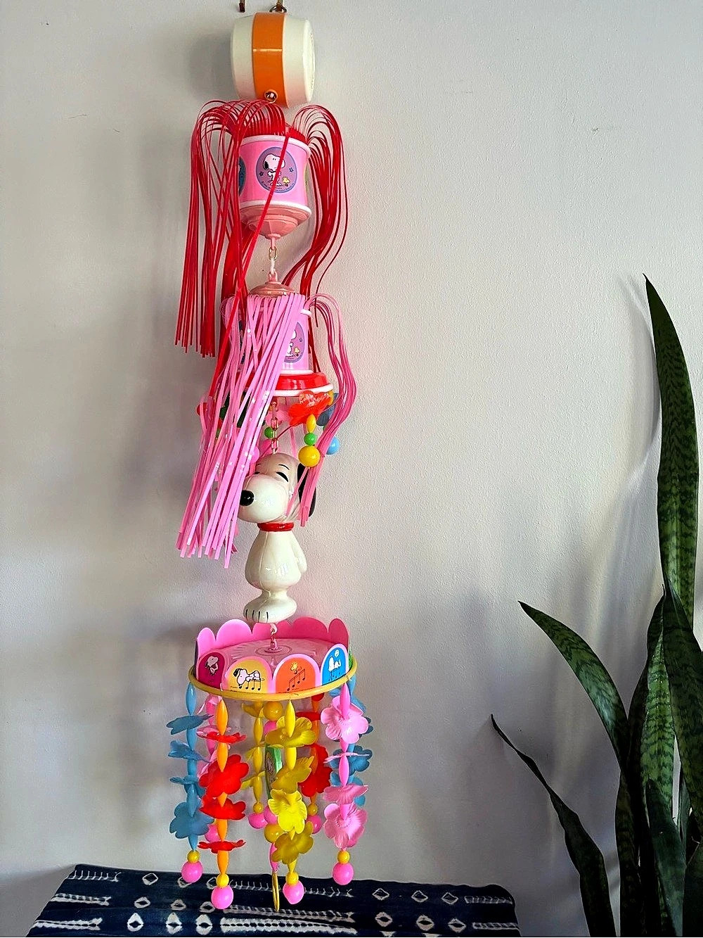 Vintage Japanese Snoopy baby mobile